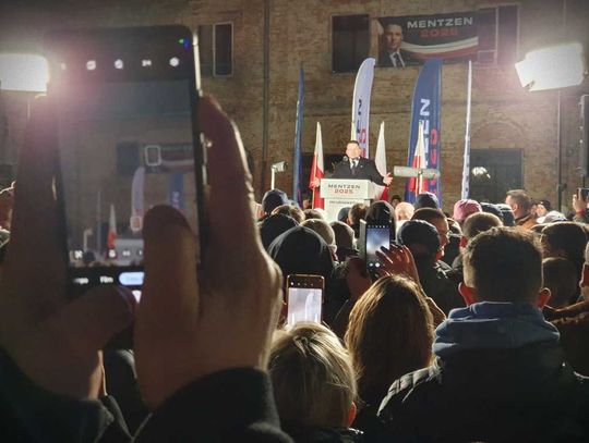 Hrubieszów: Wiec wyborczy Sławomira Mentzena - galeria zdjęć