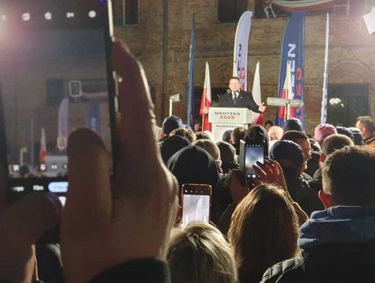 Hrubieszów: Wiec wyborczy Sławomira Mentzena - galeria zdjęć