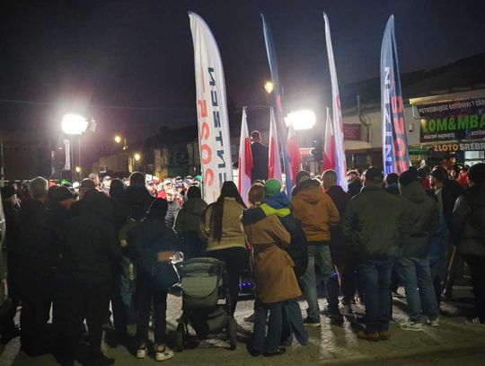 Hrubieszów: Wiec wyborczy Sławomira Mentzena - galeria zdjęć