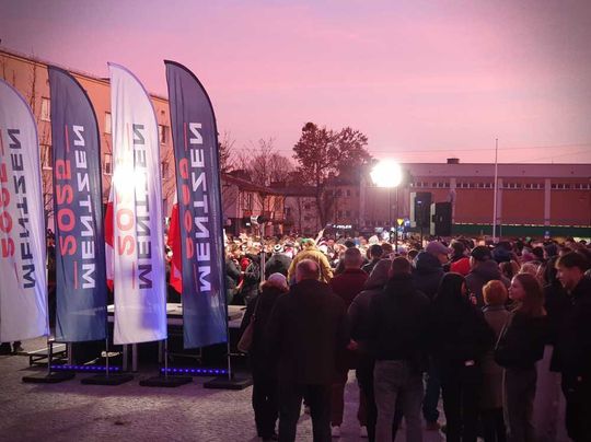 Hrubieszów: Wiec wyborczy Sławomira Mentzena - galeria zdjęć