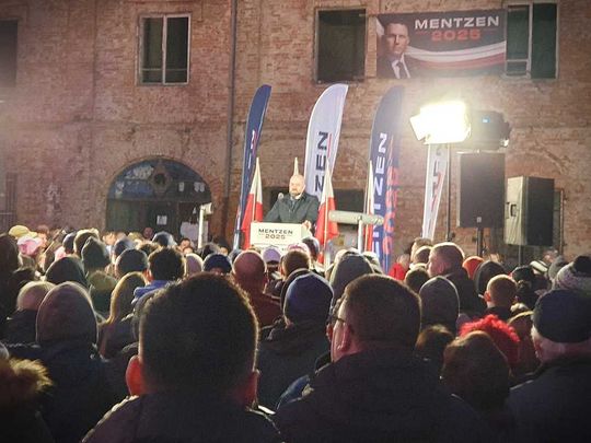 Hrubieszów: Wiec wyborczy Sławomira Mentzena - galeria zdjęć