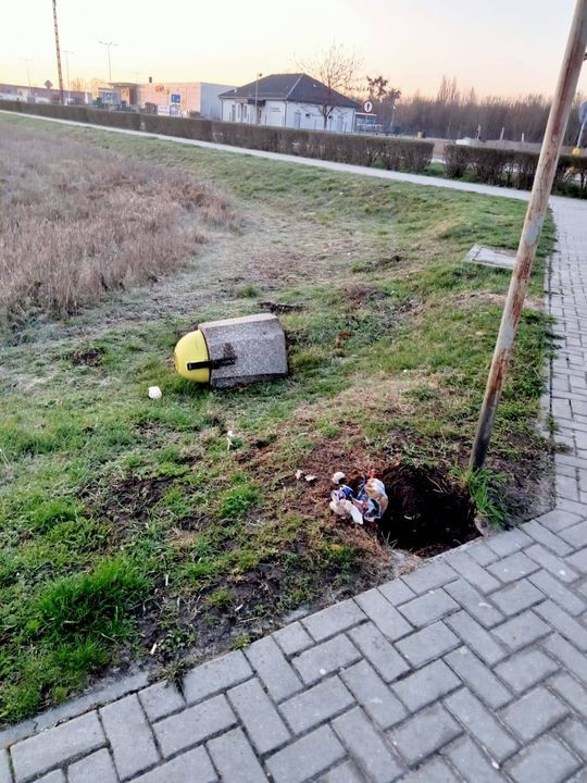 Demolka na deptaku i ul. Basaja w Hrubieszowie - galeria zdjęć