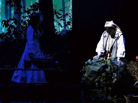 „Topielica i Szeptucha” na scenie Hrubieszowskiego Domu Kultury - galeria zdjęć