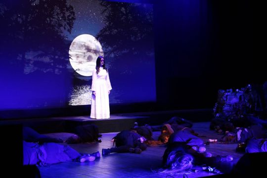 „Topielica i Szeptucha” na scenie Hrubieszowskiego Domu Kultury - galeria zdjęć