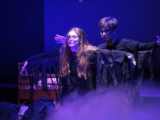 „Topielica i Szeptucha” na scenie Hrubieszowskiego Domu Kultury - galeria zdjęć „Topielica i Szeptucha” na scenie Hrubieszowskiego Domu Kultury - galeria zdjęć