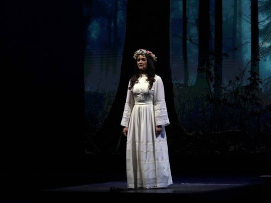 „Topielica i Szeptucha” na scenie Hrubieszowskiego Domu Kultury - galeria zdjęć