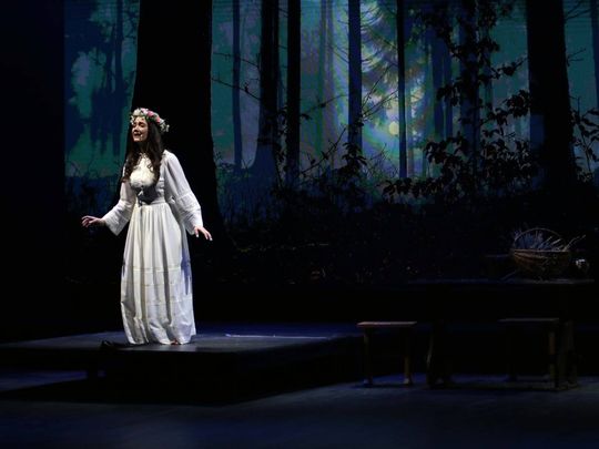 „Topielica i Szeptucha” na scenie Hrubieszowskiego Domu Kultury - galeria zdjęć