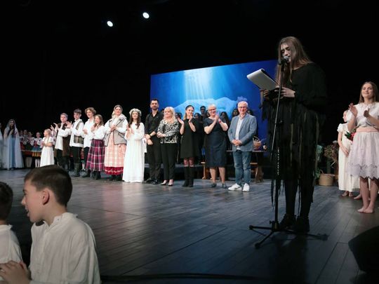 „Topielica i Szeptucha” na scenie Hrubieszowskiego Domu Kultury - galeria zdjęć