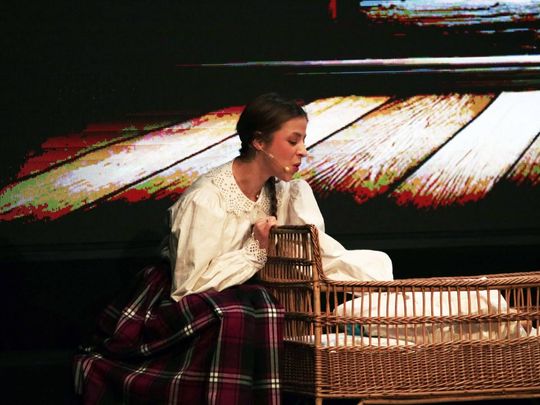 „Topielica i Szeptucha” na scenie Hrubieszowskiego Domu Kultury - galeria zdjęć