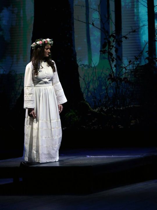 „Topielica i Szeptucha” na scenie Hrubieszowskiego Domu Kultury - galeria zdjęć