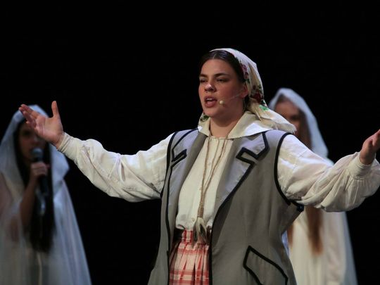 „Topielica i Szeptucha” na scenie Hrubieszowskiego Domu Kultury - galeria zdjęć