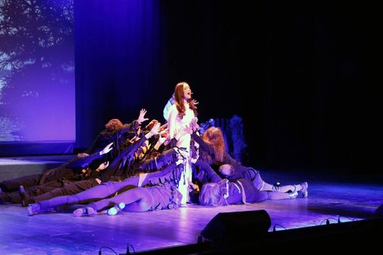 „Topielica i Szeptucha” na scenie Hrubieszowskiego Domu Kultury - galeria zdjęć