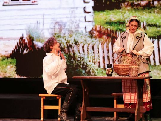 „Topielica i Szeptucha” na scenie Hrubieszowskiego Domu Kultury - galeria zdjęć