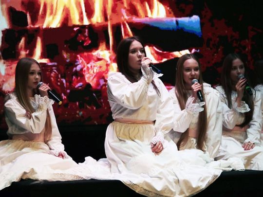 „Topielica i Szeptucha” na scenie Hrubieszowskiego Domu Kultury - galeria zdjęć