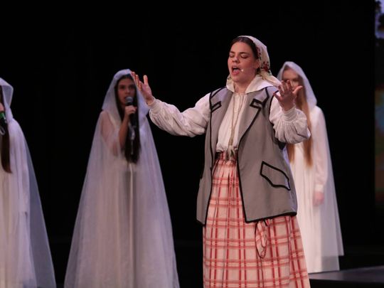 „Topielica i Szeptucha” na scenie Hrubieszowskiego Domu Kultury - galeria zdjęć