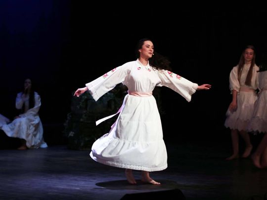 „Topielica i Szeptucha” na scenie Hrubieszowskiego Domu Kultury - galeria zdjęć