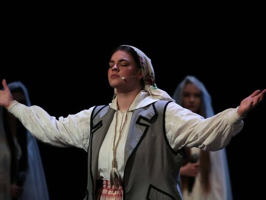 „Topielica i Szeptucha” na scenie Hrubieszowskiego Domu Kultury - galeria zdjęć