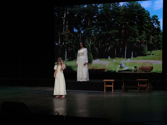 „Topielica i Szeptucha” na scenie Hrubieszowskiego Domu Kultury - galeria zdjęć