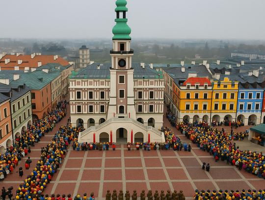 Zamość jak z klocków LEGO - galeria zdjęć