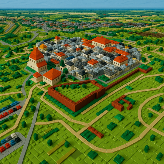 Zamość jak z klocków LEGO - galeria zdjęć