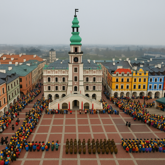 Zamość jak z klocków LEGO - galeria zdjęć