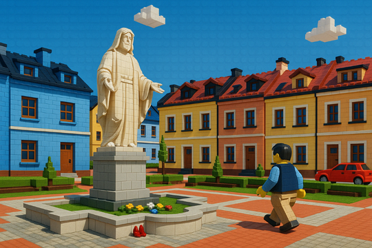 Zamość jak z klocków LEGO - galeria zdjęć