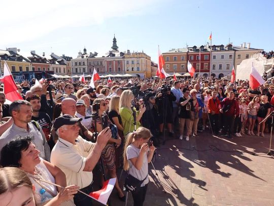 Grzegorz Braun w Zamościu - galeria zdjęć
