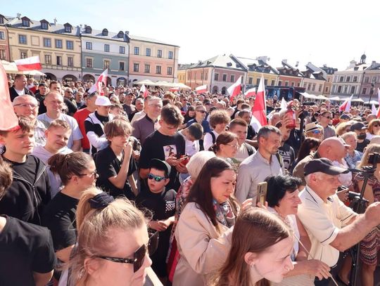 Grzegorz Braun w Zamościu - galeria zdjęć