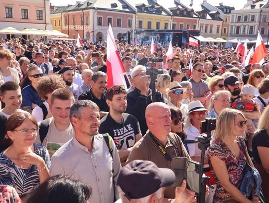 Grzegorz Braun w Zamościu - galeria zdjęć