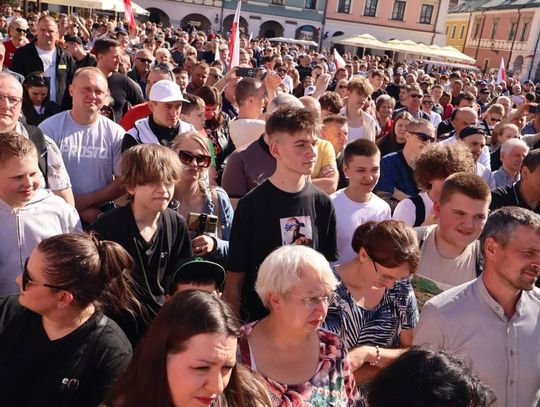 Grzegorz Braun w Zamościu - galeria zdjęć