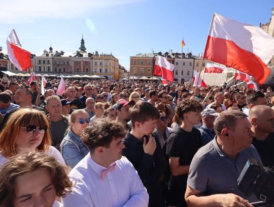 Grzegorz Braun w Zamościu - galeria zdjęć