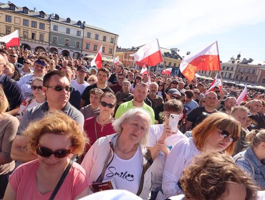 Grzegorz Braun w Zamościu - galeria zdjęć