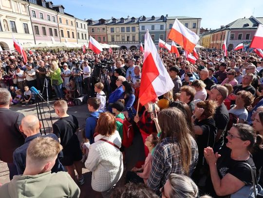 Grzegorz Braun w Zamościu - galeria zdjęć