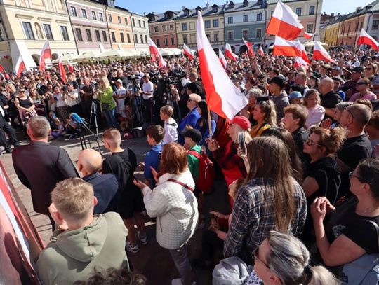 Grzegorz Braun w Zamościu - galeria zdjęć