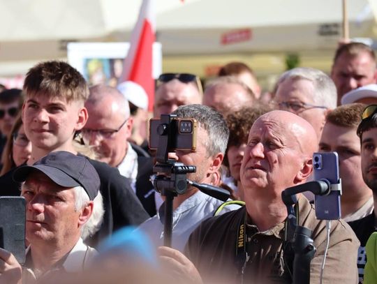 Grzegorz Braun w Zamościu - galeria zdjęć