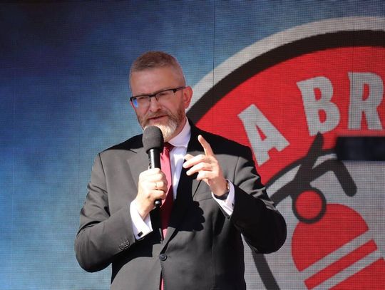 Grzegorz Braun w Zamościu - galeria zdjęć