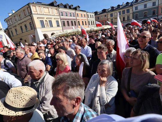 Grzegorz Braun w Zamościu - galeria zdjęć