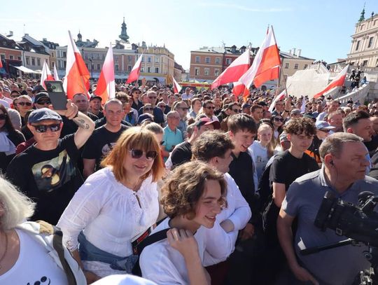 Grzegorz Braun w Zamościu - galeria zdjęć