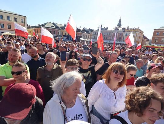 Grzegorz Braun w Zamościu - galeria zdjęć