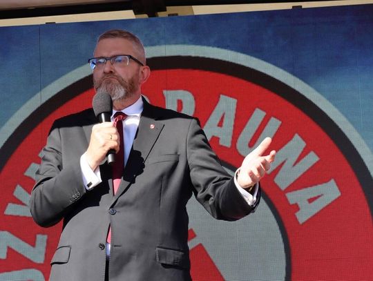 Grzegorz Braun w Zamościu - galeria zdjęć