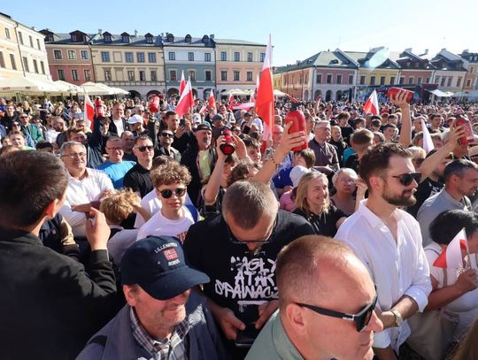Grzegorz Braun w Zamościu - galeria zdjęć