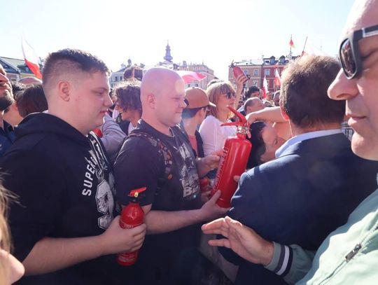 Grzegorz Braun w Zamościu - galeria zdjęć