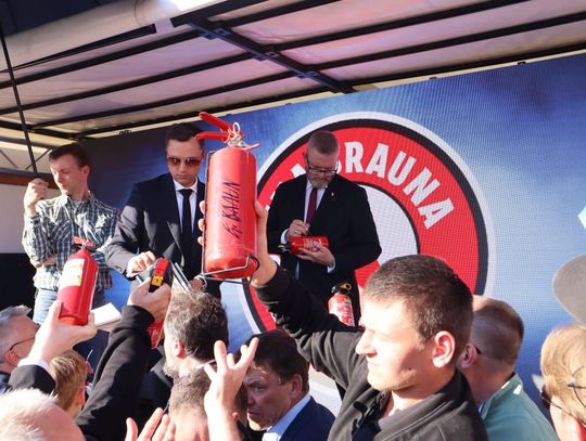 Grzegorz Braun w Zamościu - galeria zdjęć