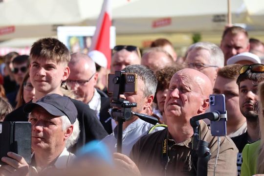 Grzegorz Braun w Zamościu - galeria zdjęć