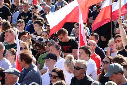 Grzegorz Braun w Zamościu - galeria zdjęć