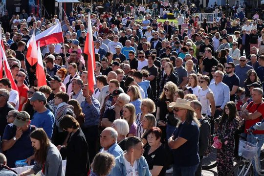 Grzegorz Braun w Zamościu - galeria zdjęć