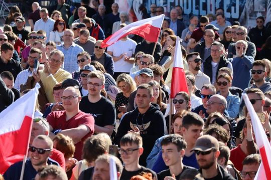 Grzegorz Braun w Zamościu - galeria zdjęć