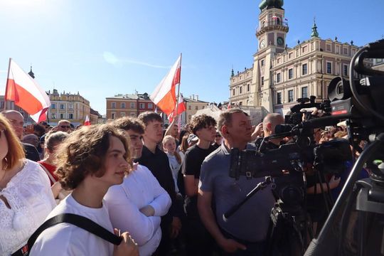 Grzegorz Braun w Zamościu - galeria zdjęć Grzegorz Braun w Zamościu - galeria zdjęć