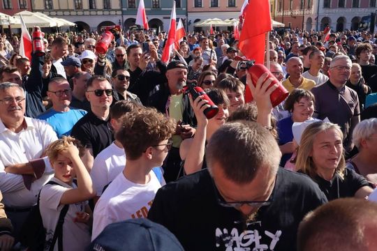 Grzegorz Braun w Zamościu - galeria zdjęć Grzegorz Braun w Zamościu - galeria zdjęć