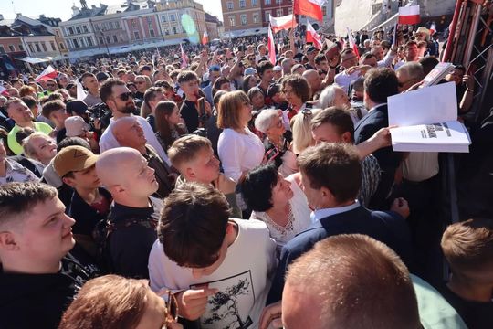 Grzegorz Braun w Zamościu - galeria zdjęć Grzegorz Braun w Zamościu - galeria zdjęć